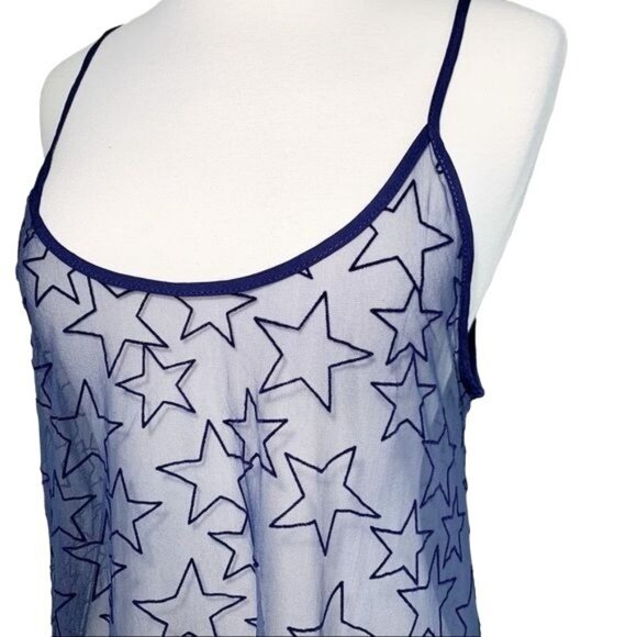 Pilyq Starry Dress in Starlight Swim Coverup Size M/L Navy Blue Medium Large - Picture 4 of 10